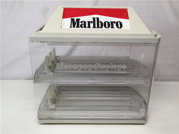Китай Винтажный акриловый витринный шкаф прозрачные отполированные 2 сигареты Марльборо - наслоенный поставщик
