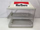 Винтажный акриловый витринный шкаф прозрачные отполированные 2 сигареты Марльборо - наслоенный поставщик