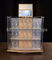 Акриловые деревянные стеллажи для выставки товаров 2 -, который встали на сторону вращаясь витрина дисплея дозора Кунтертоп поставщик