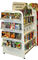 белые розничные выставочные витрины КД 4-Вай Фрестандинг для книжного магазина/супермаркета поставщик