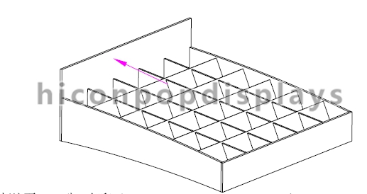Встречные верхние акриловые стойки дисплея плитки 3" x 2,4" для керамических плиток