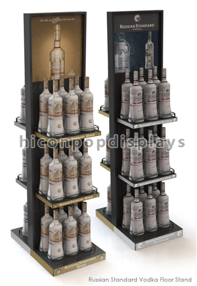 24 башни дисплея вина бутылки/шкаф 6 вискиа провода металла розничного магазина - слой