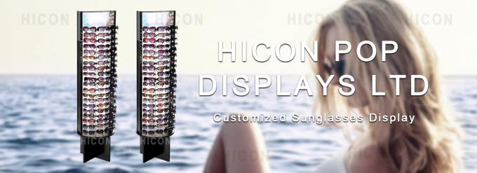 Выставочная витрина Сунласс дисплея солнечных очков маркетинга покупателя коммерчески деревянная