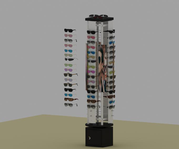 Изготовленный на заказ деревянный оптически стеллаж для выставки товаров солнечных очков топ-6-Пайр счетчика дисплея магазина