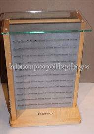 Китай Настольный деревянный стеклянный розничный дисплей ювелирных изделий для аксессуаров моды/серег поставщик