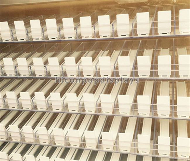50 толкателей освобождают акриловый витринный шкаф табака рамки для столешницы магазина розничной торговли